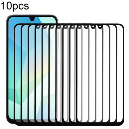 For Samsung Galaxy A16 5G SM-A166B 10pcs Front Screen Outer Glass Lens with OCA Optically Clear Adhesive - Outer Glass Lens by buy2fix | Online Shopping UK | buy2fix