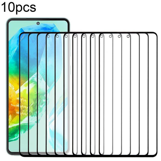 For Samsung Galaxy M55s SM-M558B 10pcs Front Screen Outer Glass Lens with OCA Optically Clear Adhesive - Outer Glass Lens by buy2fix | Online Shopping UK | buy2fix