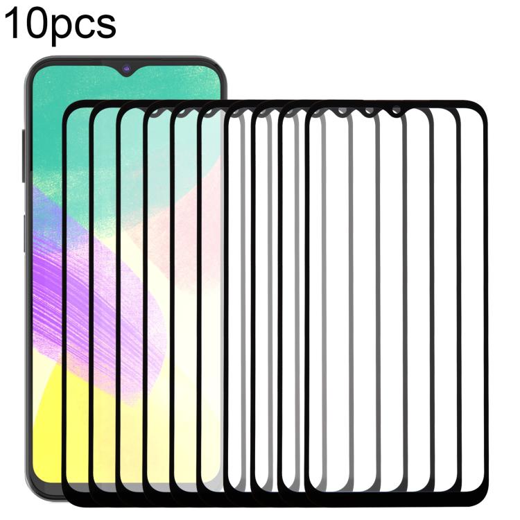 For Samsung Galaxy F14 4G SM-E145F 10pcs Front Screen Outer Glass Lens with OCA Optically Clear Adhesive - Outer Glass Lens by buy2fix | Online Shopping UK | buy2fix