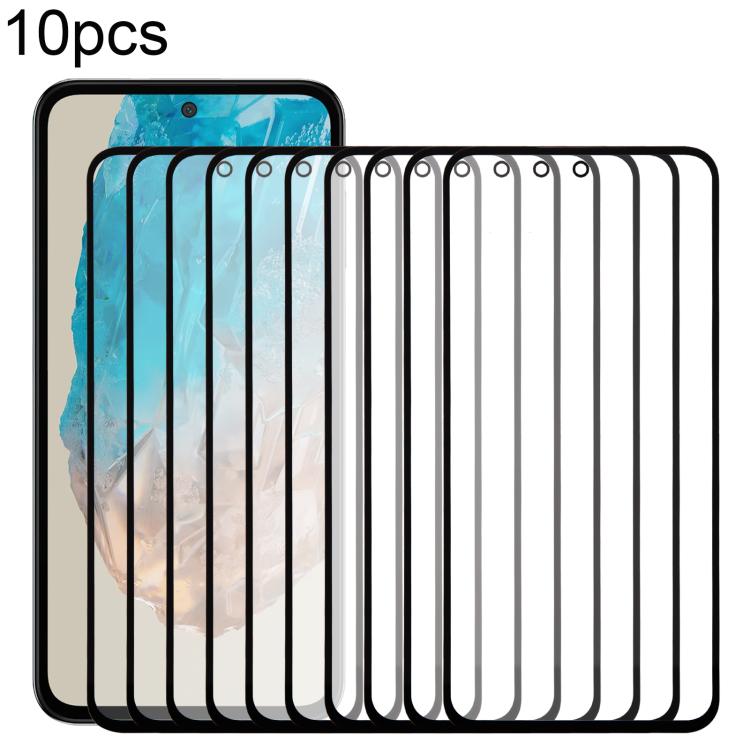 For Samsung Galaxy M35 SM-M356B 10pcs Front Screen Outer Glass Lens with OCA Optically Clear Adhesive - Outer Glass Lens by buy2fix | Online Shopping UK | buy2fix