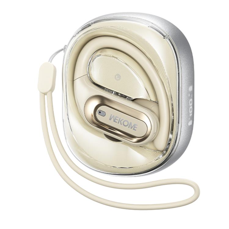 WK Beluga S18 Jungle Series Star Ring In-Ear OWS Clip-on Wireless Earbuds(Beige) - TWS Earphone by WK | Online Shopping UK | buy2fix