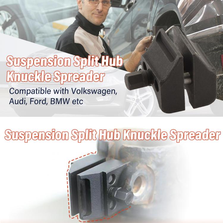 Car Suspension Expansion Horn Separator Suspension Split Hub Knuckle Spreader Tool for Ford / Audi / BMW, Specification:Separator and Wrench - Hand Tool Sets by buy2fix | Online Shopping UK | buy2fix