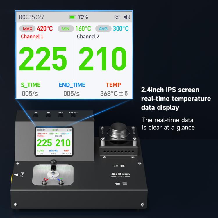 Aixun DT02 2 in 1 Dual-Channel Smart Thermometer - Others by buy2fix | Online Shopping UK | buy2fix