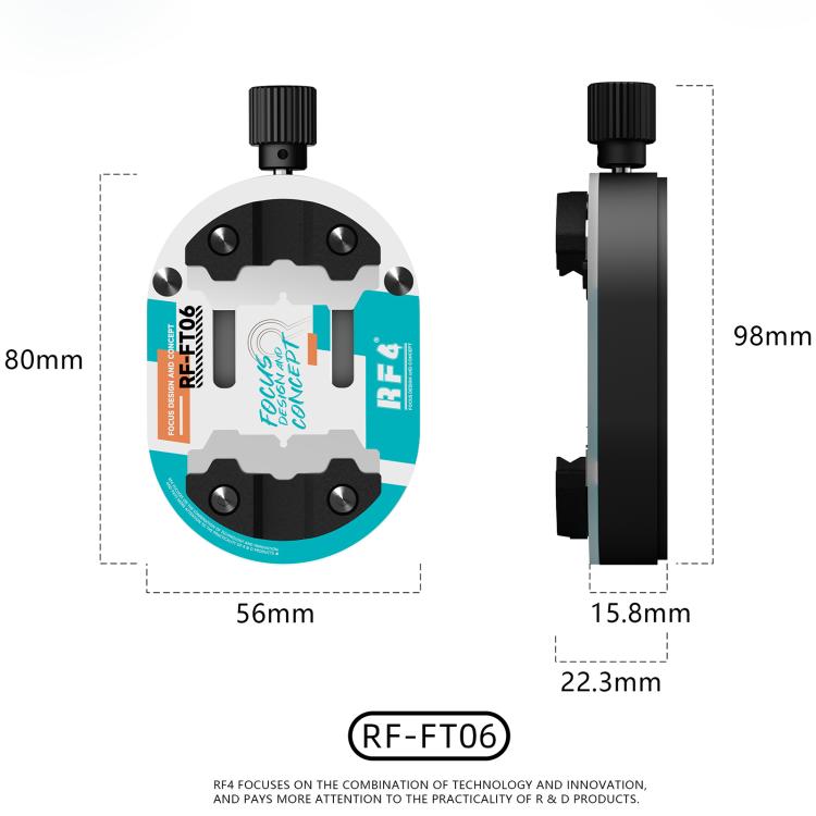 RF4 RF-FT06 Mini Heat-Resistant Glass Chip Motherboard Repair Fixture - Repair Fixture by buy2fix | Online Shopping UK | buy2fix