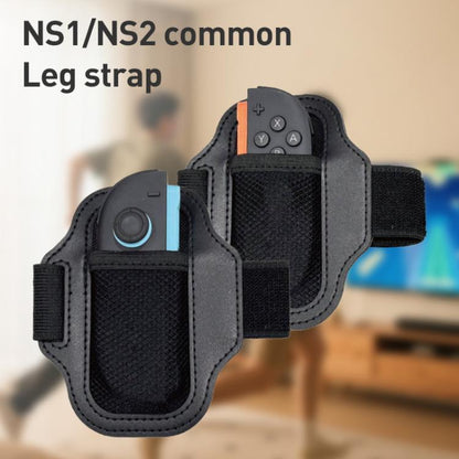 For Nintendo Switch 2 Joy-Con 2pcs iPlay HBS-2860 Handle Adjustable Sports Leg Strap(Black) - Others by iplay | Online Shopping UK | buy2fix