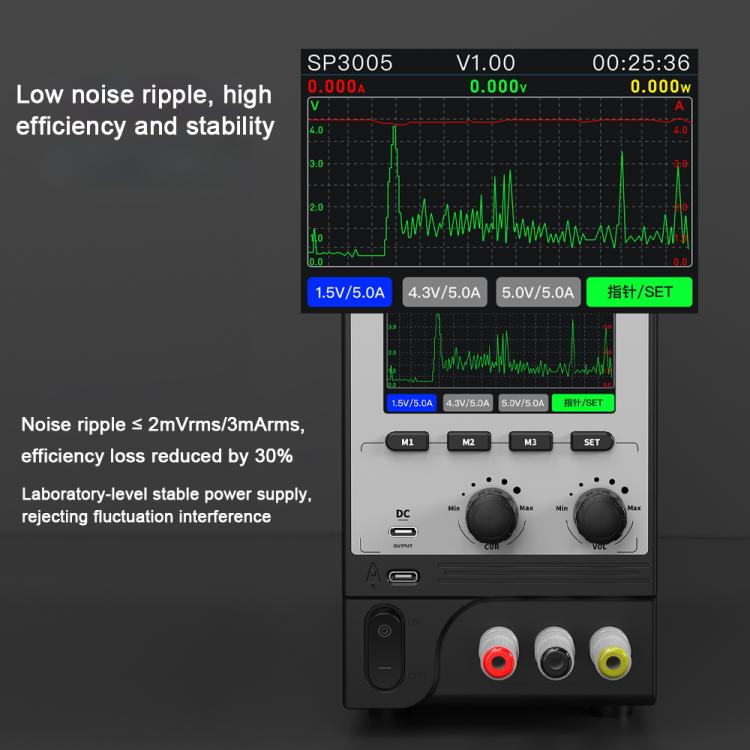 Aixun SP3005 Intelligent Interconnection CNC Programmable DC Power Supply, Plug:EU Plug - Power Supply by buy2fix | Online Shopping UK | buy2fix