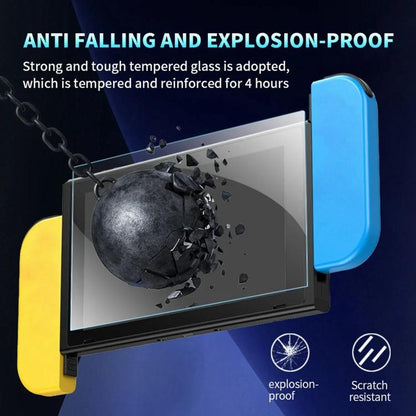 For Nintendo Switch Dust-Free Warehouse HD Curved Edge Tempered Film - Tempered Glass by buy2fix | Online Shopping UK | buy2fix