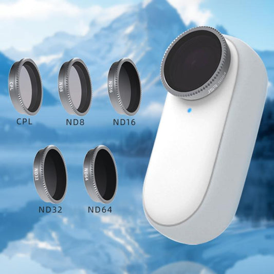 For Insta360 GO 3 Camera Lens Filter, Filter:4 in 1 ND8-64 - Len Accessories by buy2fix | Online Shopping UK | buy2fix