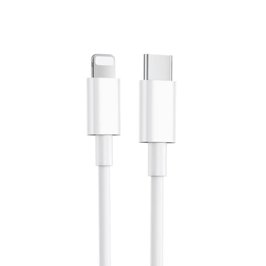 ZGA CB01 PD20W USB-C / Type-C to 8 Pin Fast Charging Data Cable, Length:1m(White)