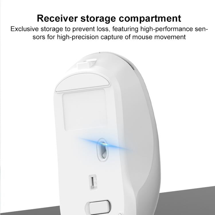 ZGA Sky Drill Dual Modes 2.4G BT5.0 Wireless Mouse(Black) - Wireless Mice by ZGA | Online Shopping UK | buy2fix