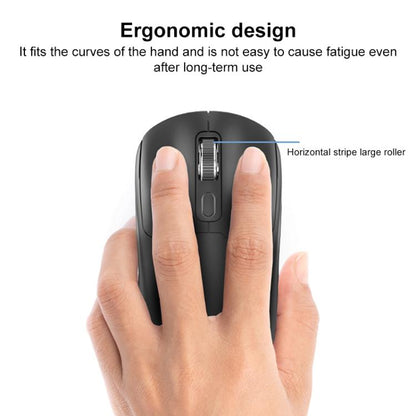 ZGA Sky Drill Dual Modes 2.4G BT5.0 Wireless Mouse(White) - Wireless Mice by ZGA | Online Shopping UK | buy2fix