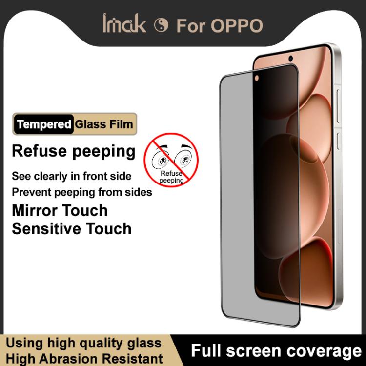 For OPPO A6 GT 5G / A6 Max 5G  imak HD Full Screen Privacy Tempered Glass Protective Film - OPPO Tempered Glass by imak | Online Shopping UK | buy2fix