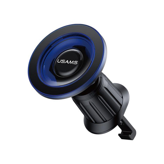 USAMS ZJ081 Magnetic Car Air Vent Phone Holder(Blue)