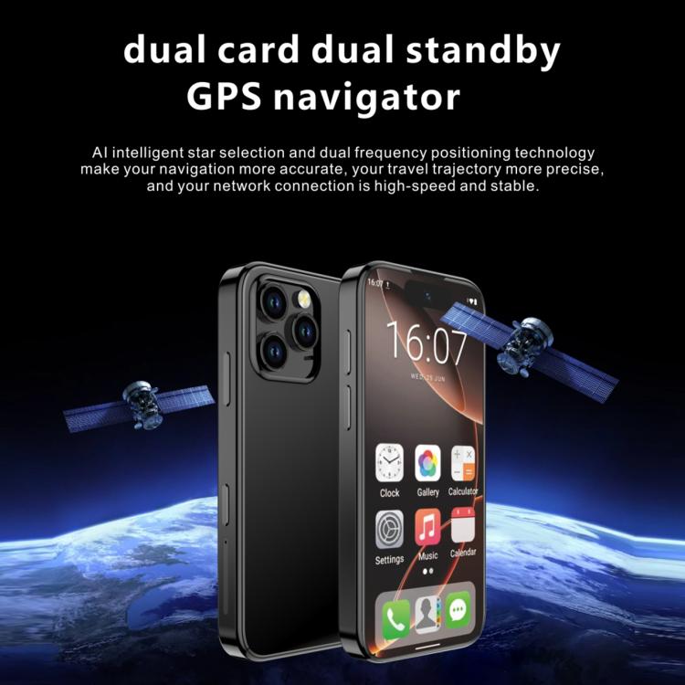 Melrose S17 Max, 4GB+64GB, 3.75 inch Android 12.0 MTK6765 Octa Core, Network: 4G, Dual SIM, Support Google Play(Black) - Other by MELROSE | Online Shopping UK | buy2fix