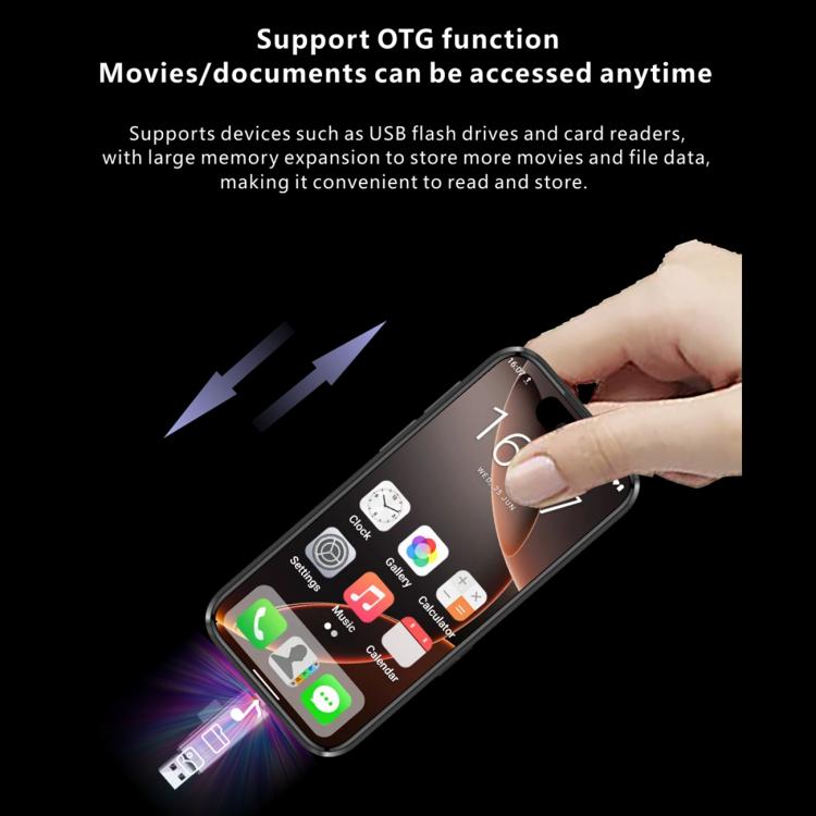 Melrose S17 Max, 4GB+64GB, 3.75 inch Android 12.0 MTK6765 Octa Core, Network: 4G, Dual SIM, Support Google Play(Black) - Other by MELROSE | Online Shopping UK | buy2fix