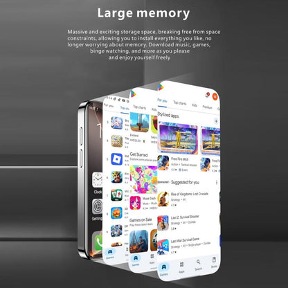 Melrose S17 Max, 4GB+64GB, 3.75 inch Android 12.0 MTK6765 Octa Core, Network: 4G, Dual SIM, Support Google Play(Black) - Other by MELROSE | Online Shopping UK | buy2fix