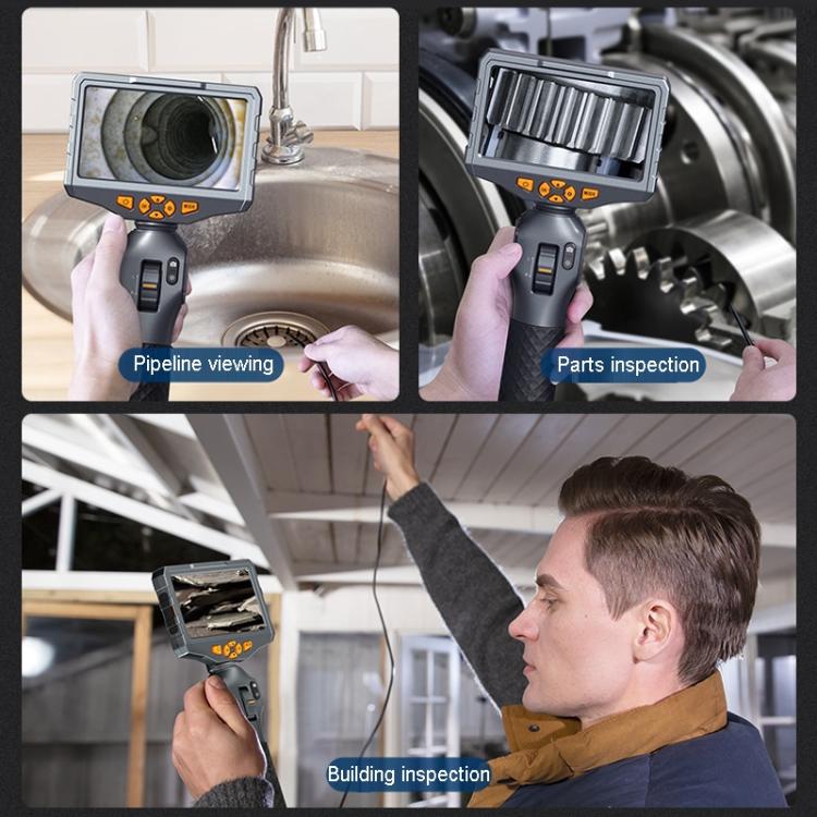 TESLONG TD500 5 Inch HD Large Screen Dual Steering Endoscope 1.55m Length, Model:3.9mm Single Lens -  by TESLONG | Online Shopping UK | buy2fix