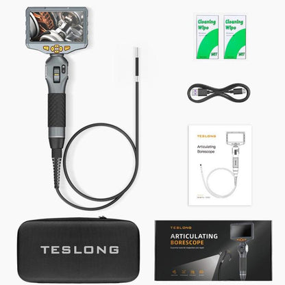 TESLONG TD500 5 Inch HD Large Screen Dual Steering Endoscope 1.55m Length, Model:6.5mm Dual Lens -  by TESLONG | Online Shopping UK | buy2fix
