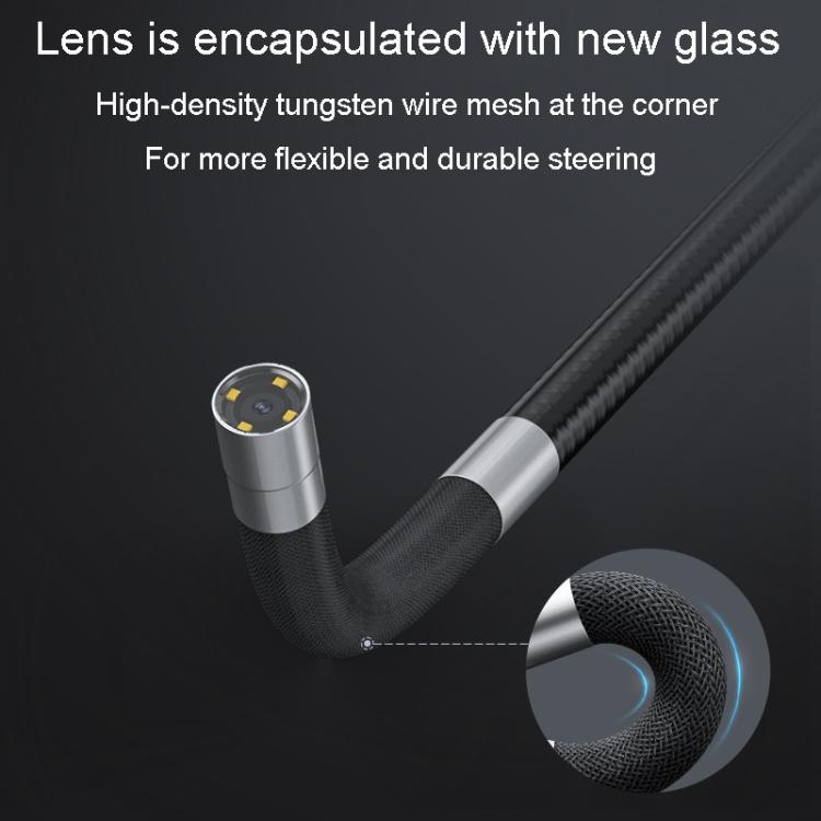 TESLONG TD500 5 Inch HD Large Screen Dual Steering Endoscope 1.55m Length, Model:3.9mm Single Lens -  by TESLONG | Online Shopping UK | buy2fix