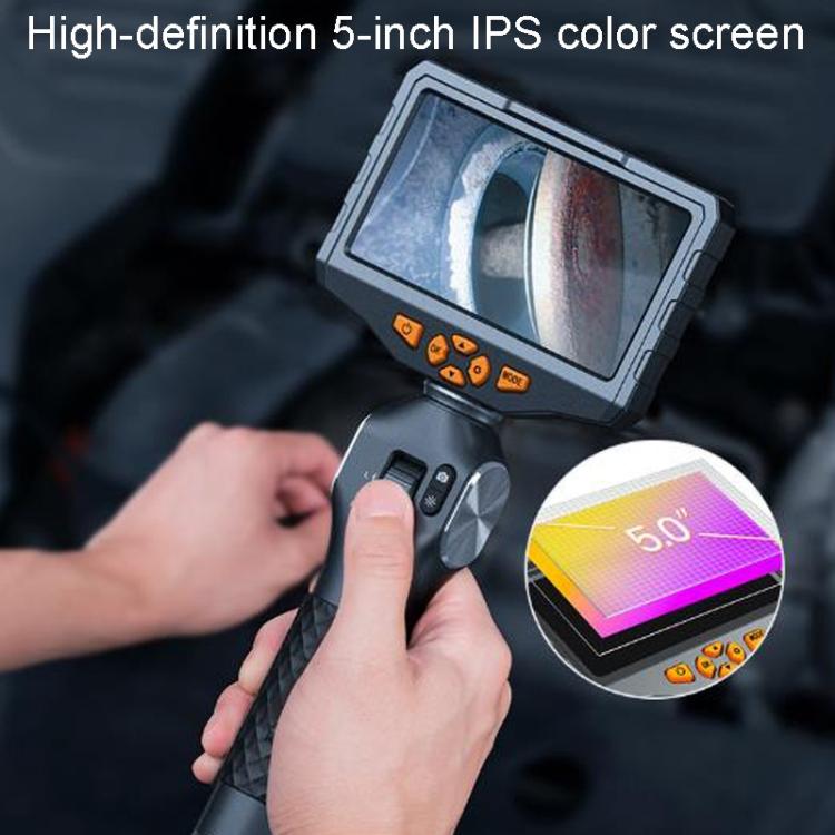 TESLONG TD500 5 Inch HD Large Screen Dual Steering Endoscope 1.55m Length, Model:3.9mm Single Lens -  by TESLONG | Online Shopping UK | buy2fix