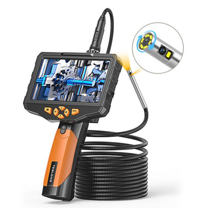 TESLONG NTS300 5 Inch Large Screen Industrial Endoscope Auto Repair Tools, Model:Rotating 8.5mm Dual Lens / 5m -  by TESLONG | Online Shopping UK | buy2fix