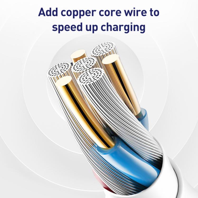 ZGA CB05 5A USB to Type-C Fully Compatible Fast Charging Data Cable, Length: 1m(White) - USB-C & Type-C Cable by ZGA | Online Shopping UK | buy2fix