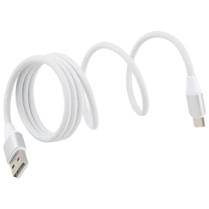 ZGA CB11 5A USB to Type-C Aluminum Alloy Magnetic Data Cable, Length: 1m(White) - USB-C & Type-C Cable by ZGA | Online Shopping UK | buy2fix