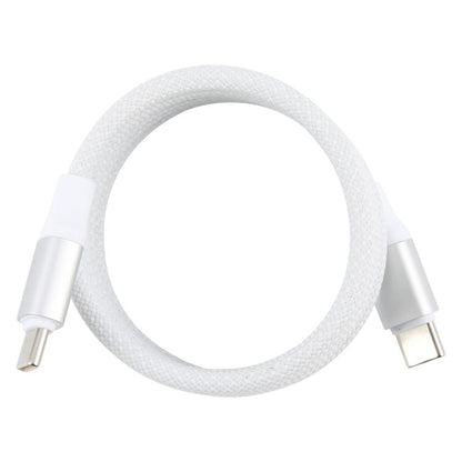 ZGA CB13 60W Type-C to Type-C Aluminum Alloy Magnetic Data Cable, Length: 1m(White) - USB-C & Type-C Cable by ZGA | Online Shopping UK | buy2fix