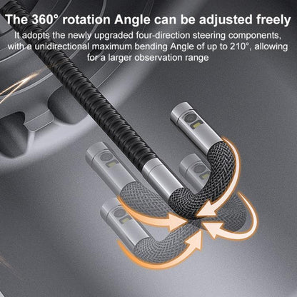 TESLONG TF600 6 Inch Screen 360 Degree Steering Industrial Endoscope 1.55m Length, Model:6.5mm Dual Lens -  by TESLONG | Online Shopping UK | buy2fix