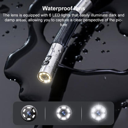 TESLONG TF600 6 Inch Screen 360 Degree Steering Industrial Endoscope 1.55m Length, Model:6.5mm Dual Lens -  by TESLONG | Online Shopping UK | buy2fix