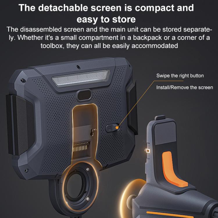 TESLONG TF600 6 Inch Screen 360 Degree Steering Industrial Endoscope 1.55m Length, Model:6.5mm Dual Lens -  by TESLONG | Online Shopping UK | buy2fix