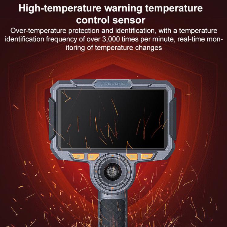 TESLONG TF600 6 Inch Screen 360 Degree Steering Industrial Endoscope 1.55m Length, Model:6.5mm Dual Lens -  by TESLONG | Online Shopping UK | buy2fix