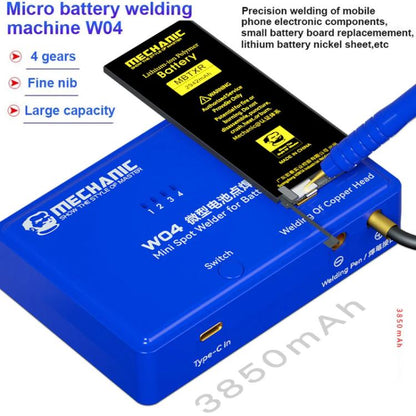 Mechanic W04 Portable Mini Battery Spot Welding Machine PCB Short Circuit Detector - Electric Soldering Iron by MECHANIC | Online Shopping UK | buy2fix
