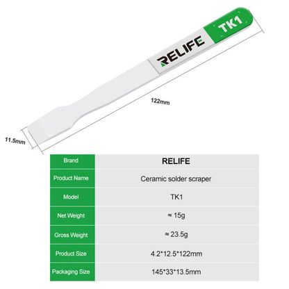 Relife TK1 Non-magnetic Anti-static Ceramic Scraper - Dust Remove Tool by RELIFE | Online Shopping UK | buy2fix