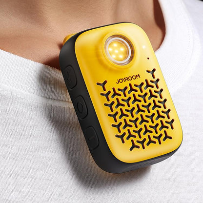JOYROOM JR-MS03 IP67 Waterproof Portable Clip-on Magnetic Mini Bluetooth Speaker(Black Yellow) - Mini Speaker by JOYROOM | Online Shopping UK | buy2fix