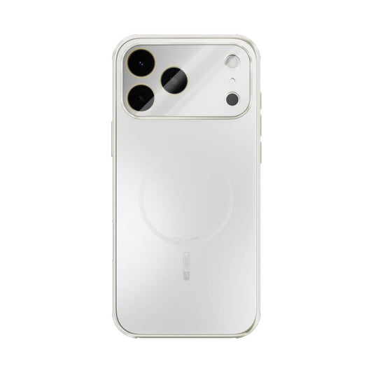 For iPhone 17 Pro Max ABEEL Heat Dissipation Frosted MagSafe Phone Case with Lens Film(White) - iPhone 17 Pro Max Cases by buy2fix | Online Shopping UK | buy2fix