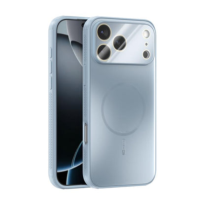 For iPhone 17 Pro Max ABEEL Heat Dissipation Frosted MagSafe Phone Case with Lens Film(Light Blue) - iPhone 17 Pro Max Cases by buy2fix | Online Shopping UK | buy2fix
