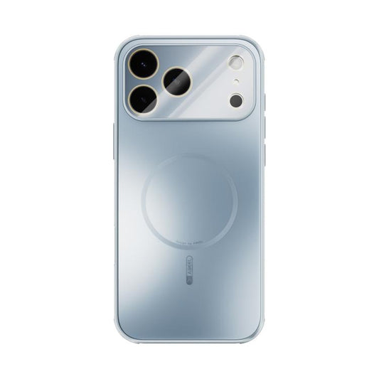 For iPhone 17 Pro Max ABEEL Heat Dissipation Frosted MagSafe Phone Case with Lens Film(Light Blue) - iPhone 17 Pro Max Cases by buy2fix | Online Shopping UK | buy2fix