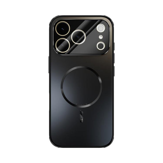 For iPhone 17 Pro ABEEL Heat Dissipation Frosted MagSafe Phone Case with Lens Film(Black) - iPhone 17 Pro Cases by buy2fix | Online Shopping UK | buy2fix