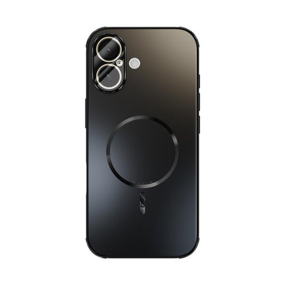 For iPhone 17 ABEEL Heat Dissipation Frosted MagSafe Phone Case with Lens Film(Black) - iPhone 17 Cases by buy2fix | Online Shopping UK | buy2fix