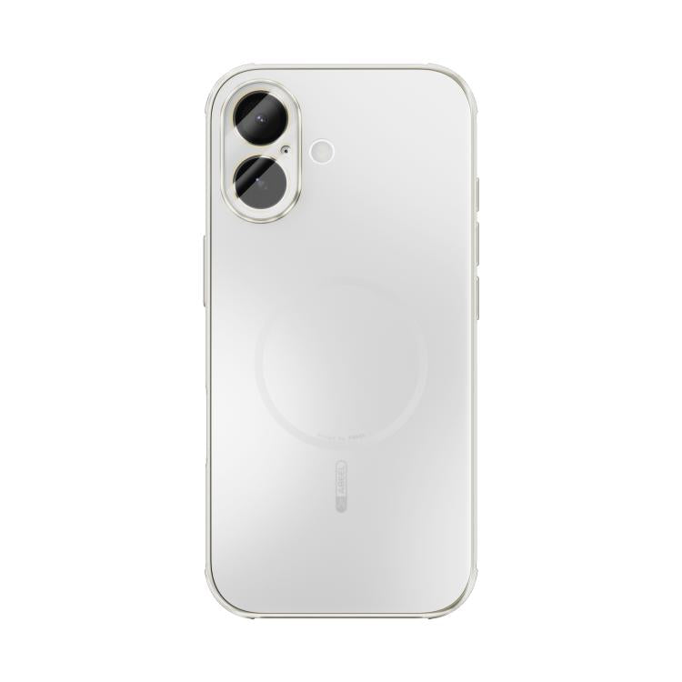 For iPhone 17 ABEEL Heat Dissipation Frosted MagSafe Phone Case with Lens Film(White) - iPhone 17 Cases by buy2fix | Online Shopping UK | buy2fix