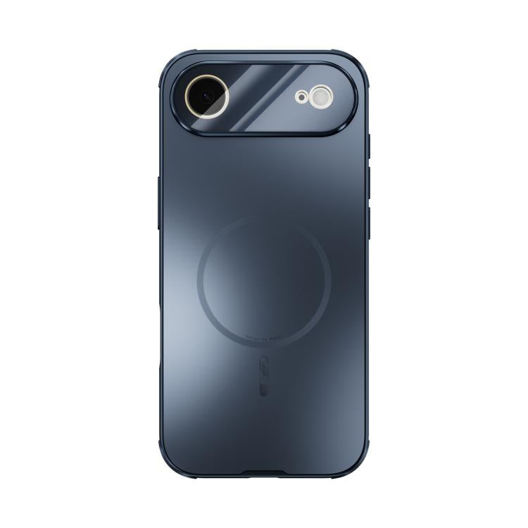 For iPhone Air ABEEL Heat Dissipation Frosted MagSafe Phone Case with Lens Film(Dark Blue) - iPhone Air Cases by buy2fix | Online Shopping UK | buy2fix