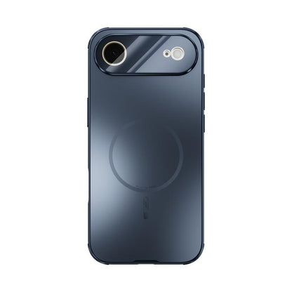 For iPhone Air ABEEL Heat Dissipation Frosted MagSafe Phone Case with Lens Film(Dark Blue) - iPhone Air Cases by buy2fix | Online Shopping UK | buy2fix