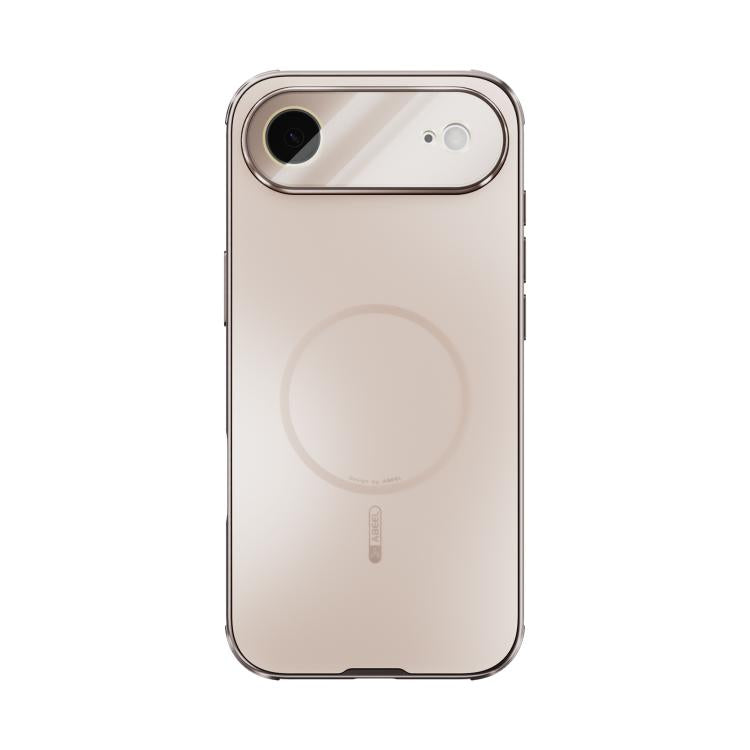 For iPhone Air ABEEL Heat Dissipation Frosted MagSafe Phone Case with Lens Film(Rose Gold) - iPhone Air Cases by buy2fix | Online Shopping UK | buy2fix