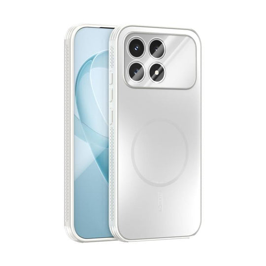 For Redmi K90/Poco F8 Pro ABEEL Heat Dissipation Frosted MagSafe Phone Case with Lens Film(White)