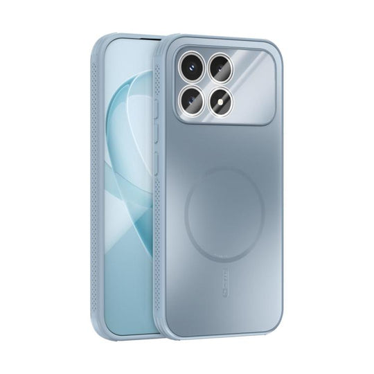 For Redmi K90/Poco F8 Pro ABEEL Heat Dissipation Frosted MagSafe Phone Case with Lens Film(Light Blue)