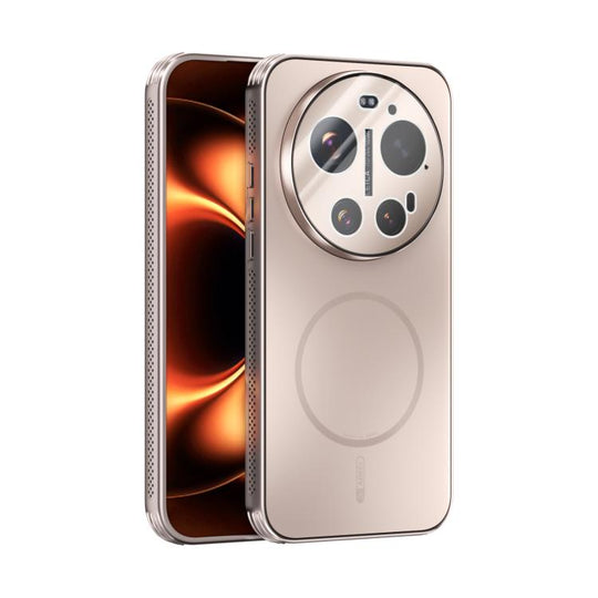 For Xiaomi 17 Ultra ABEEL Heat Dissipation Frosted MagSafe Phone Case with Lens Film(Rose Gold)