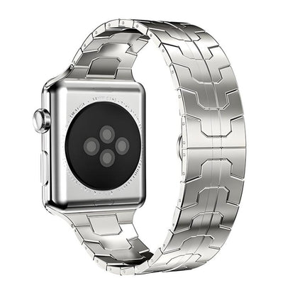 For Apple Watch 38 / 40 / 41 / S10 42mm xDfind Butterfly Buckle Stainless Steel Watch Band(Starlight) - Watch Bands by xDfind | Online Shopping UK | buy2fix