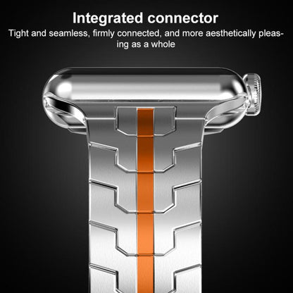 For Apple Watch 38 / 40 / 41 / S10 42mm xDfind Butterfly Buckle Stainless Steel Watch Band(Starlight) - Watch Bands by xDfind | Online Shopping UK | buy2fix