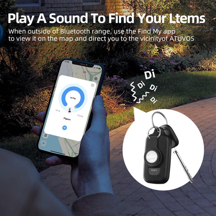 M10 Mini GPS Location Tracker Anti-lost Device with Keychain(Black) - Personal Tracker by buy2fix | Online Shopping UK | buy2fix